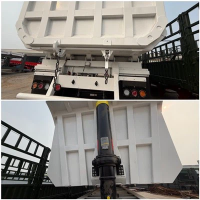 Rear-tipping Semi-trailer