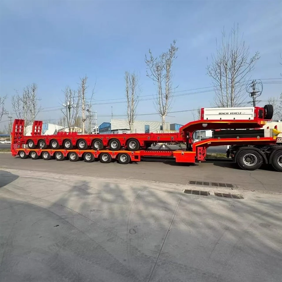 Telescopic Low Bed Trailers factory Telescopic Low Bed Trailers factory