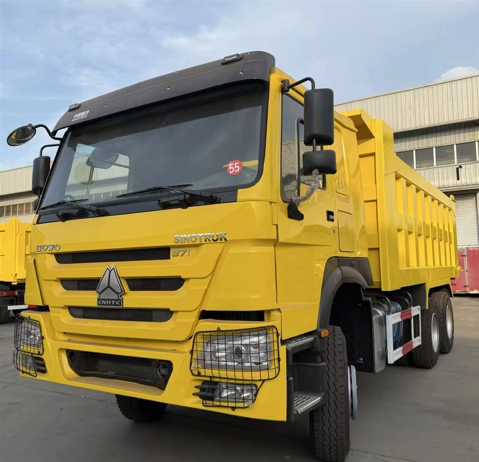 Yellow Engineering Dump Truck
